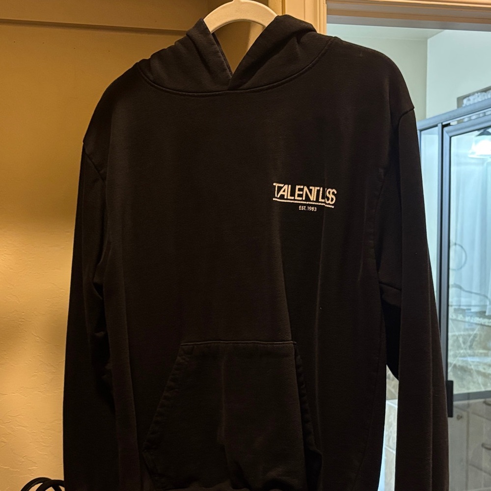 TALENTLESS Classic Black Hoodie